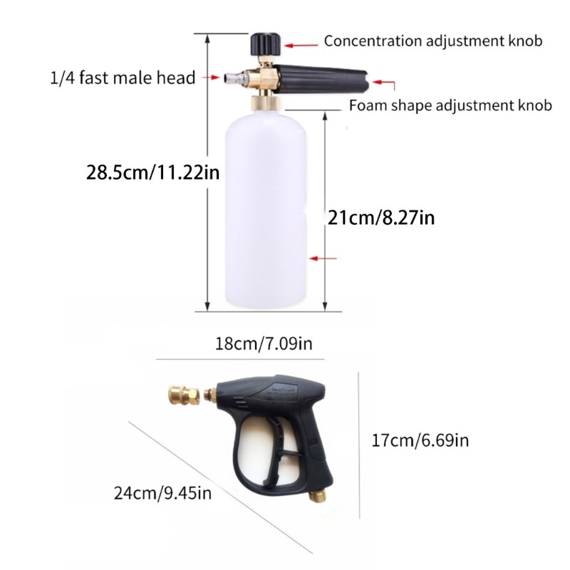 Pressure Washer Washing Accessories for Car Floor Window Cleaning Tools