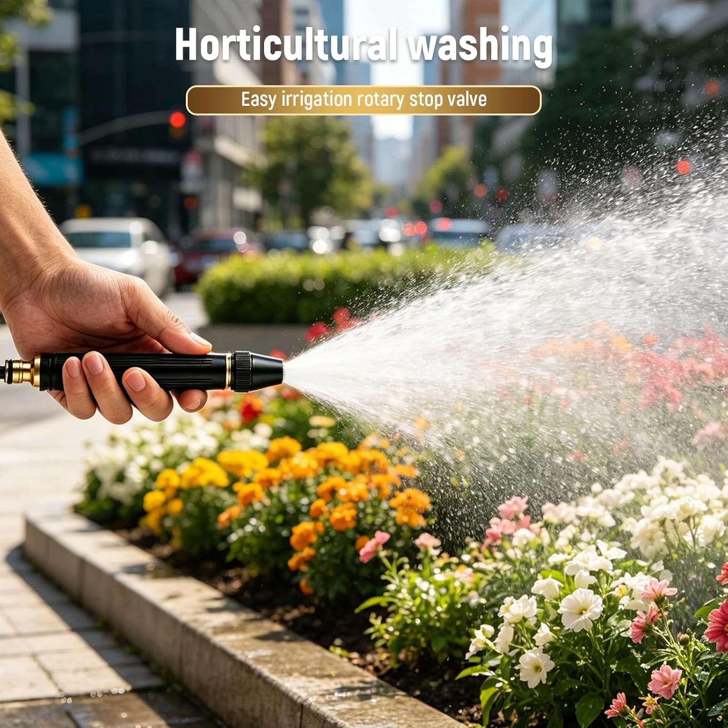 1/2x Home high-Pressure car wash Water Gun with Booster Nozzle, Multifunctional