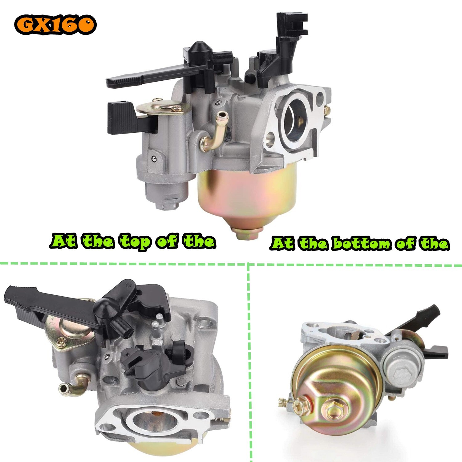 Homelite Pressure Washer Carburetor 179cc 180cc DJ165F 2700PSI 2.3GPM UT80522D