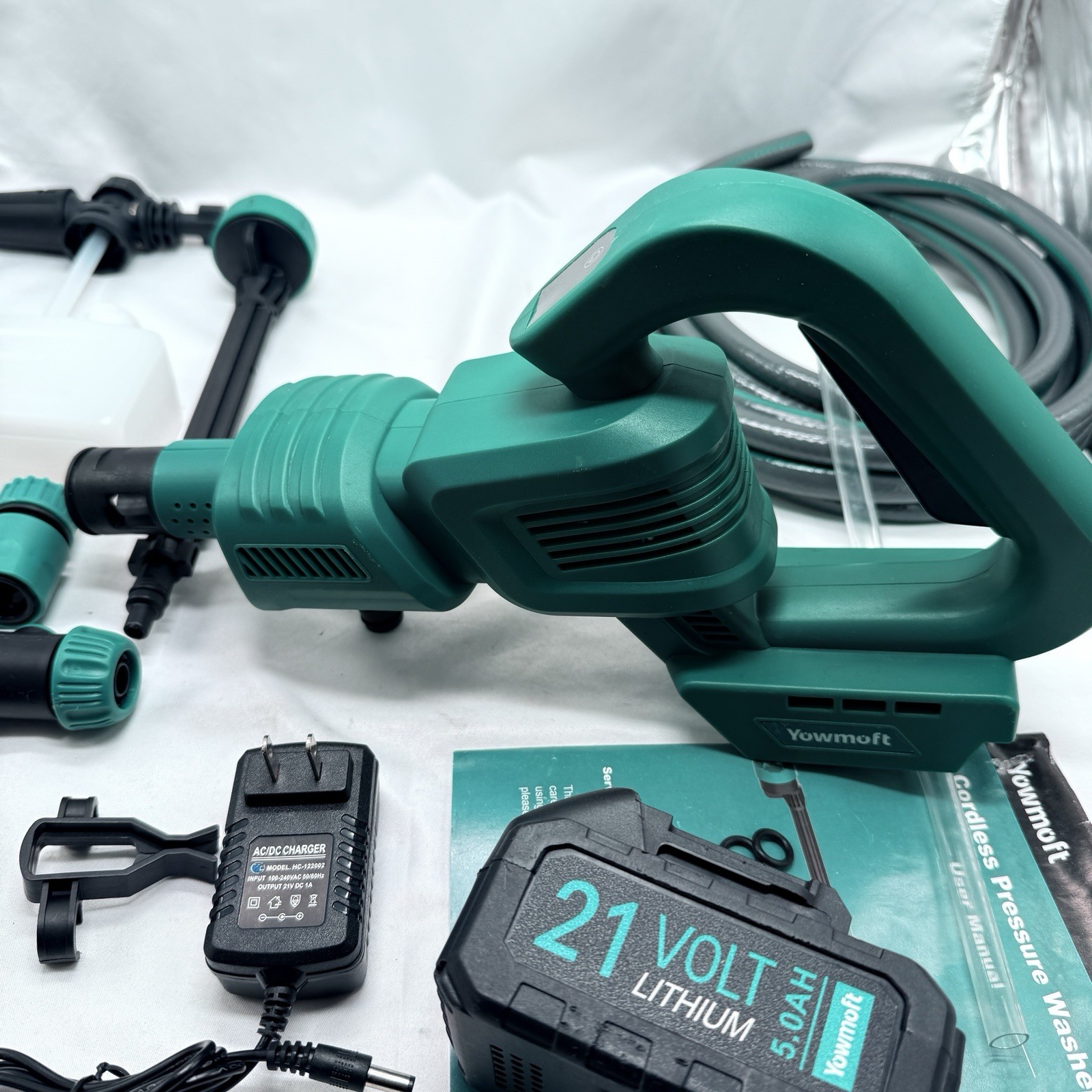 Cordless Pressure Washer, 970PSI Portable Pressure Washer Compatible with Makita