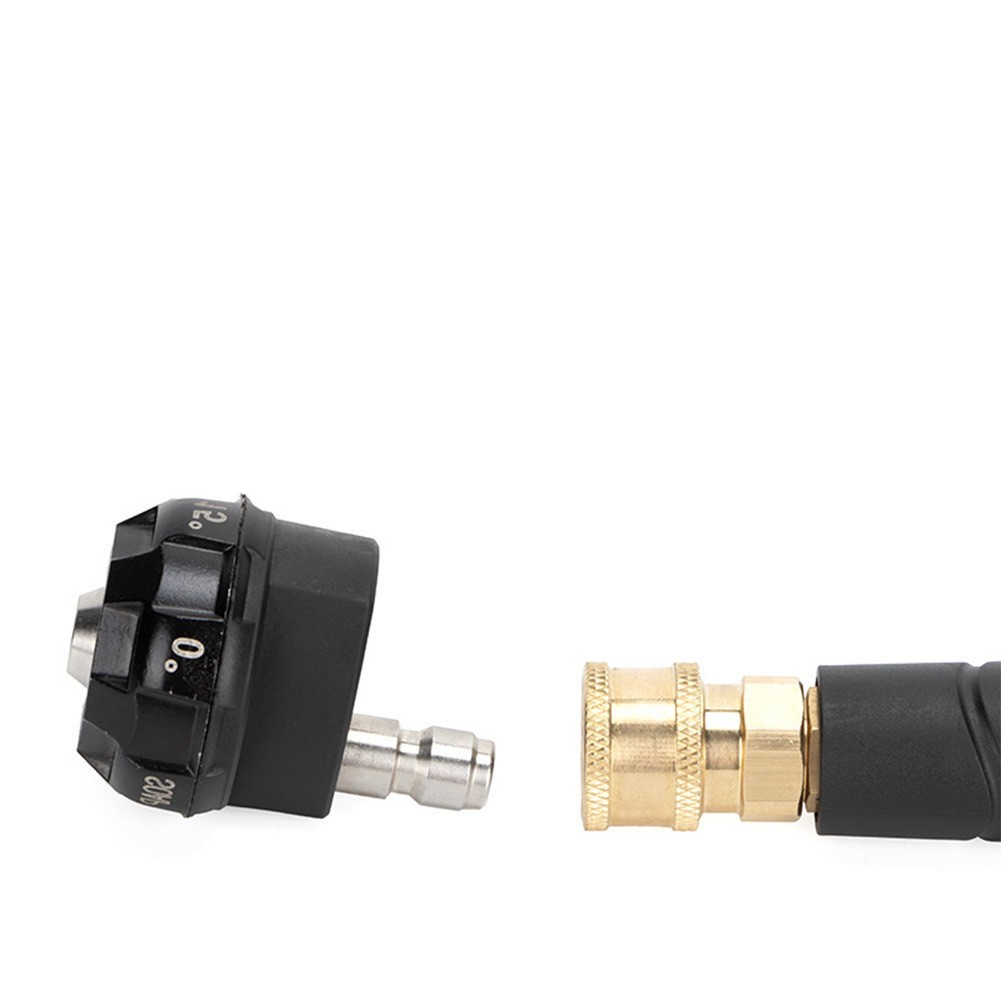 6 in 1 Pressure Washer Nozzle Stainless Steel and Brass Construction 4500 PSI