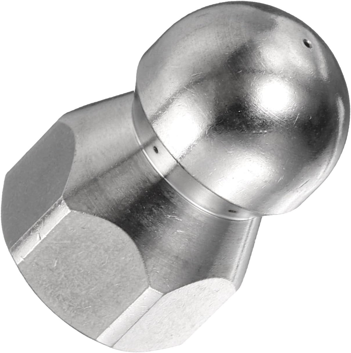 Pressure Washer Sewer Nozzle 3/8″ NPT Orifice 5000 PSI Stainless Steel Drain Bla