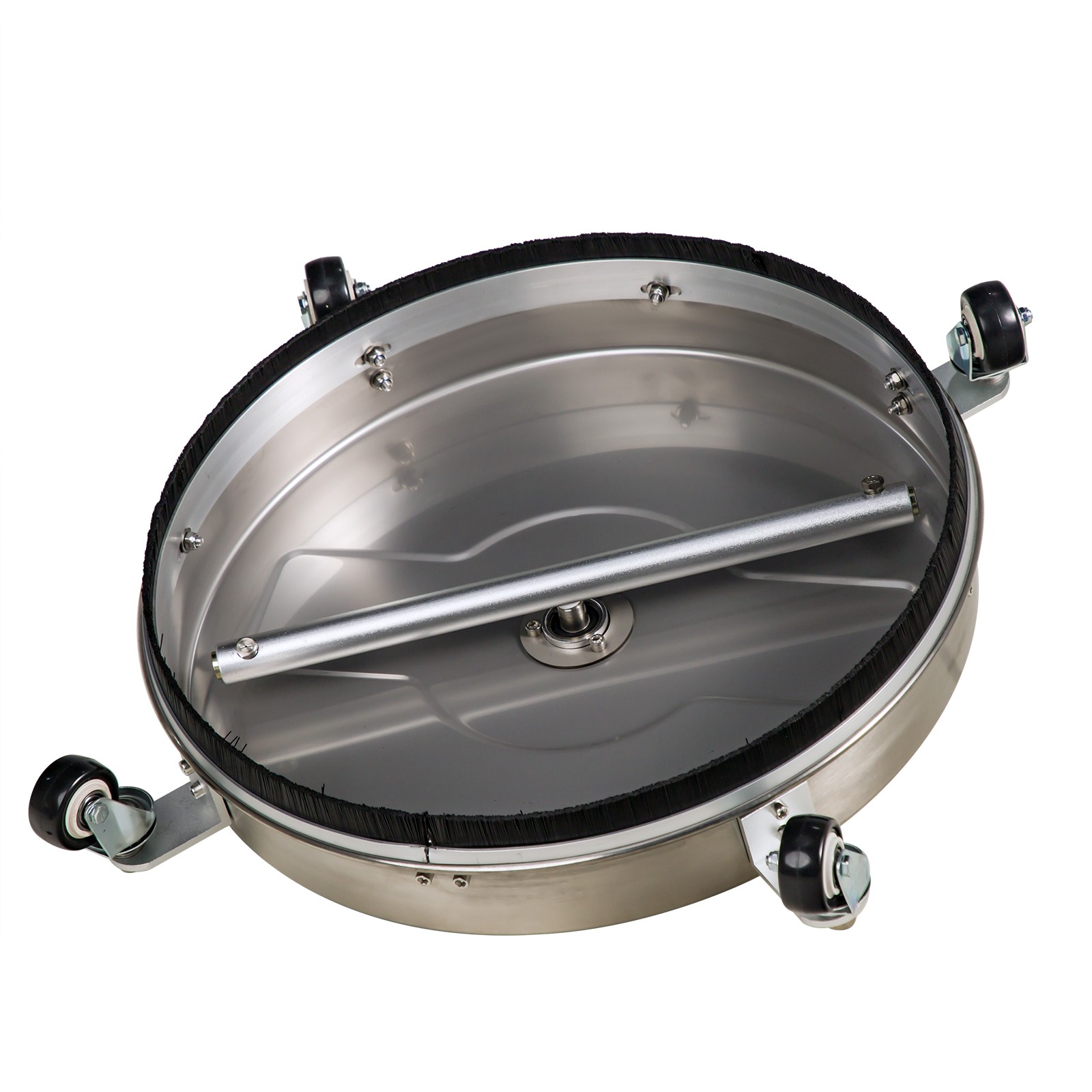 19″ Pressure Washer Surface Cleaner with 4 Wheels Stainless Steel Housing