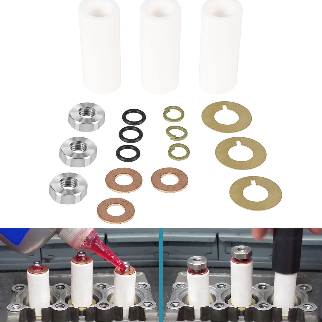 Ceramic Plunger Repair Kit AR2546 For Annovi Reverberi RK RKA RKV XRV 18mm Pumps