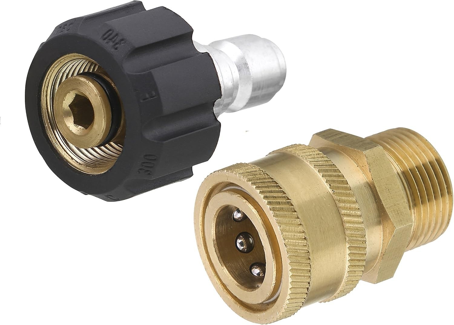M22 14mm to 3/8″ Quick Connect Adapters for 5000 PSI Pressure Washers