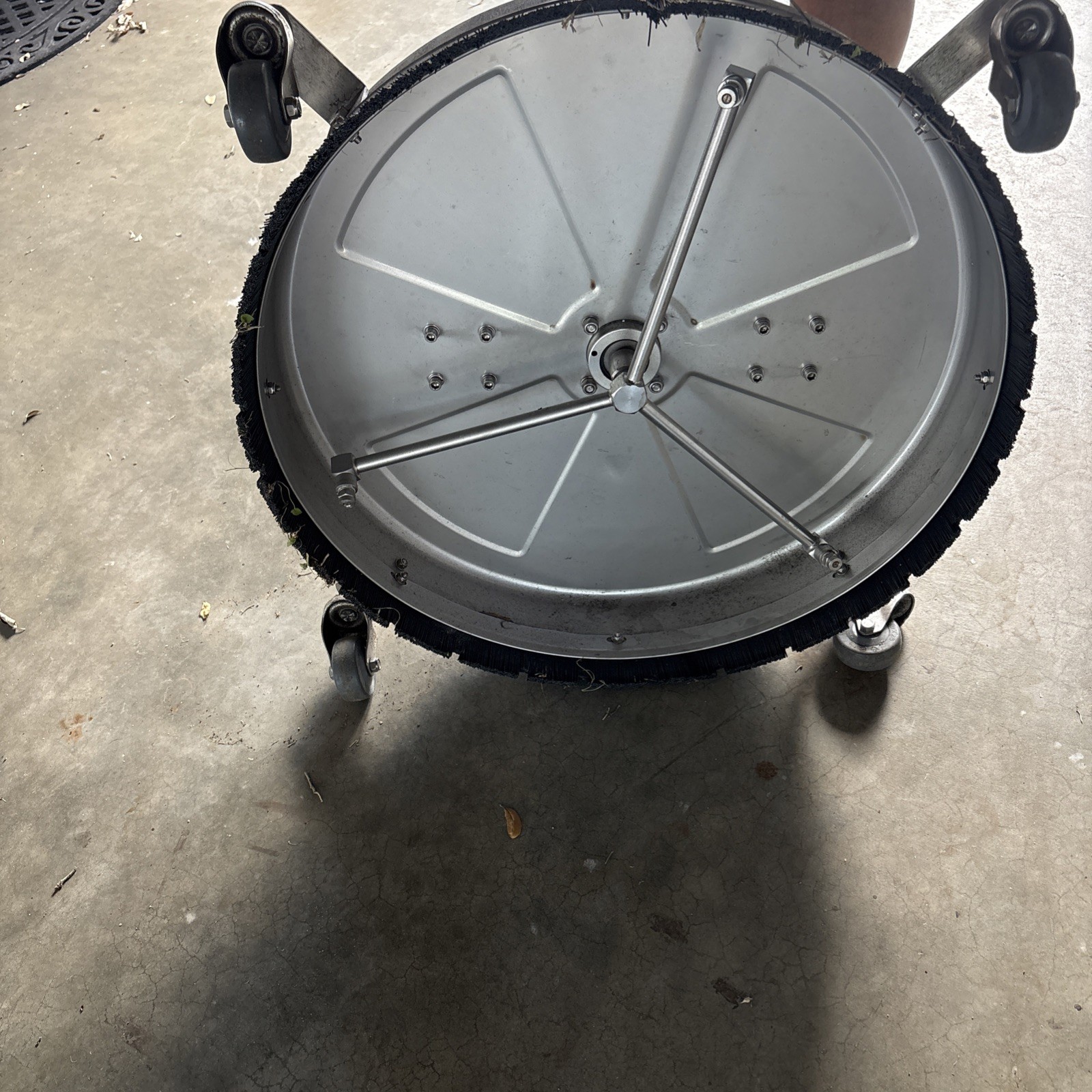 BOCOM 24-Inch Stainless Steel Pressure Washer Surface Cleaner – 4000 PSI Power