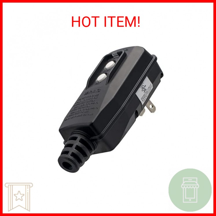 ELEGRP G1215PA2 G20PASR Patented Auto-Monitoring GFCI Replacement Plug Assembly,