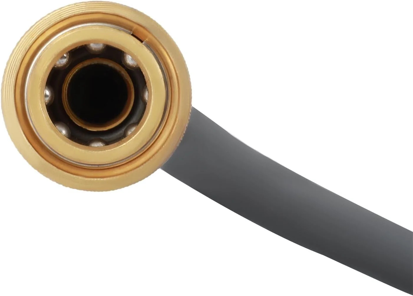 OCPTY Hot Water Pressure Washer Hose 3/8″ x 100ft 6000 psi Non-Marking 2-Braid R