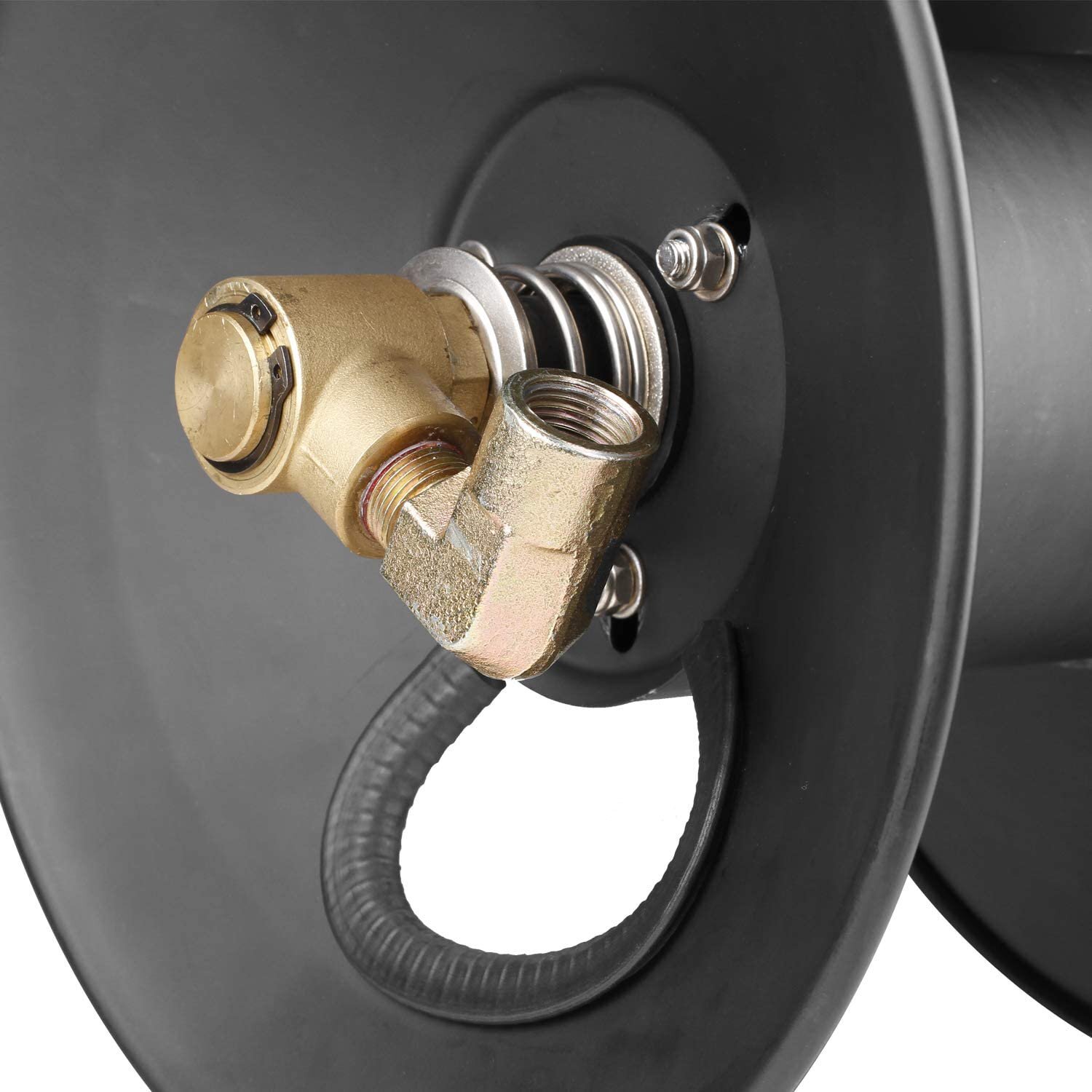 Heavy Duty Pressure Washer Hose Reel-Holds 3/8in x 50ft Hose 4000 PSI