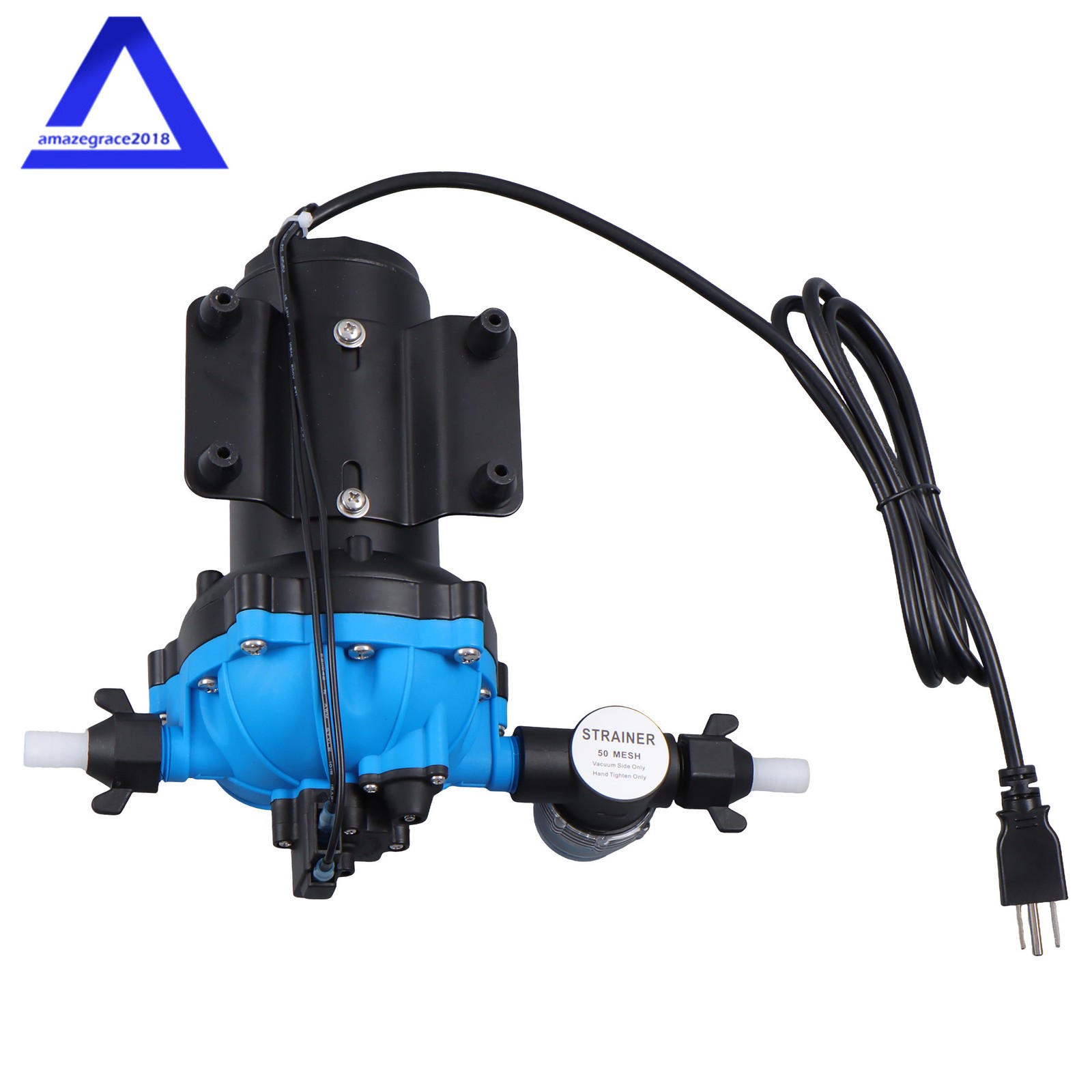 110V AC Water Diaphragm Pump 5-chamber 6 GPM 80 PSI Self Priming RV Water Pump