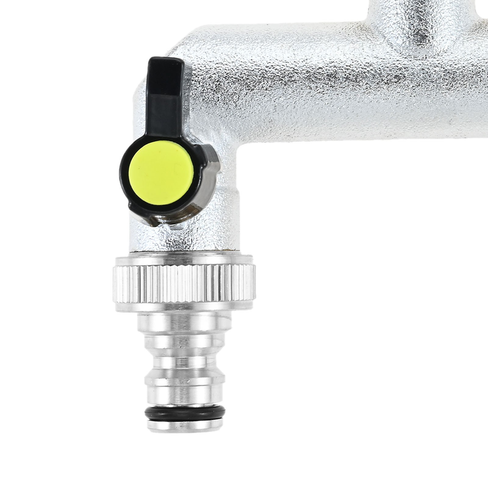 2-Way Tap Water Connection Distributor Kit Brass Parts 3/4″ with Shut-off Valve