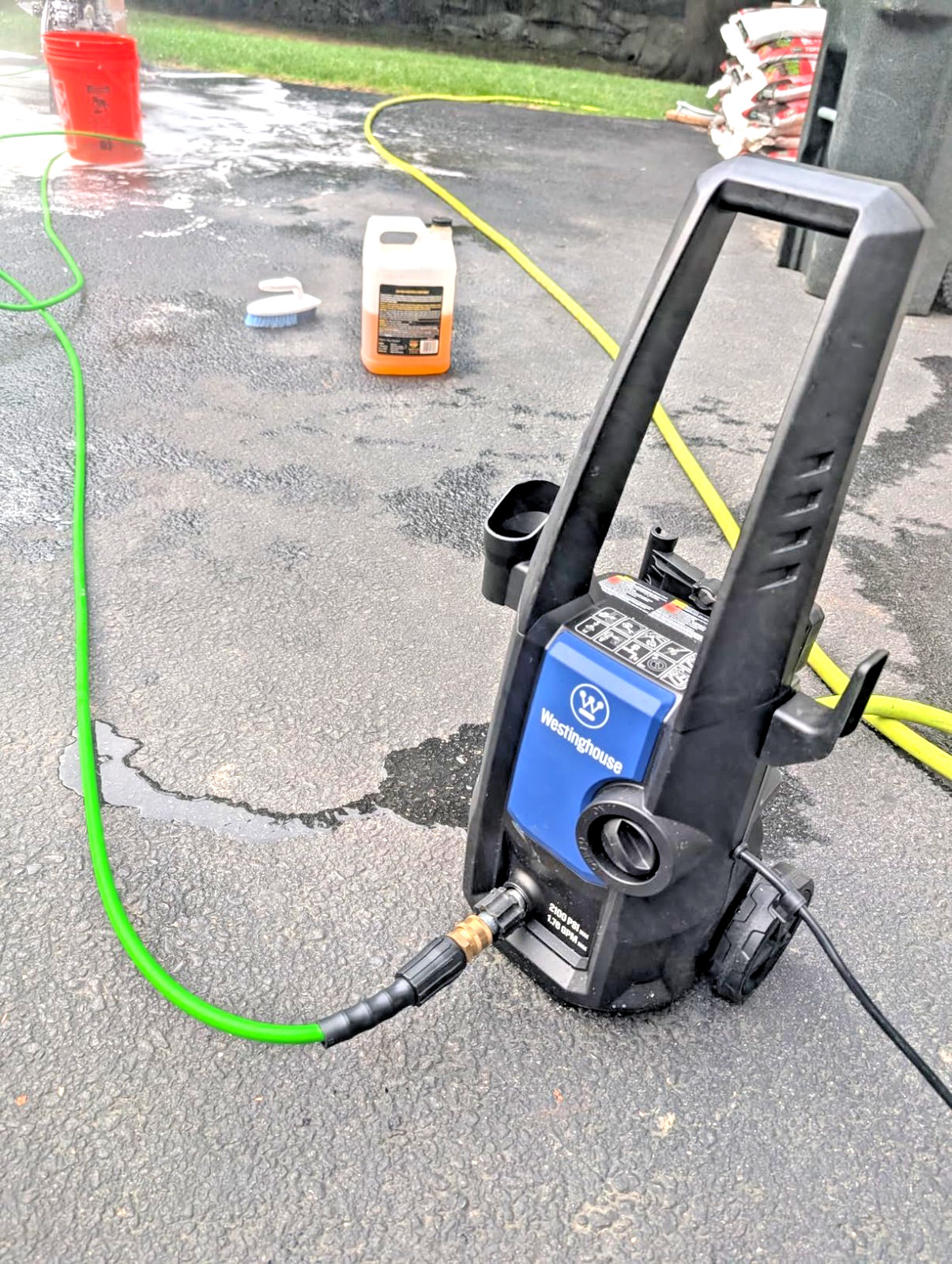 Electric Pressure Washer 2100 Max PSI 1.76 Max GPM with Foam Cannon