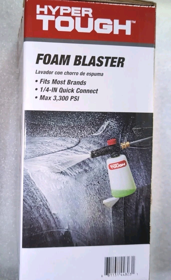 Hyper Tough Foam Blaster for Soap Pressure Washer cleaning detail , 25.4 fl oz