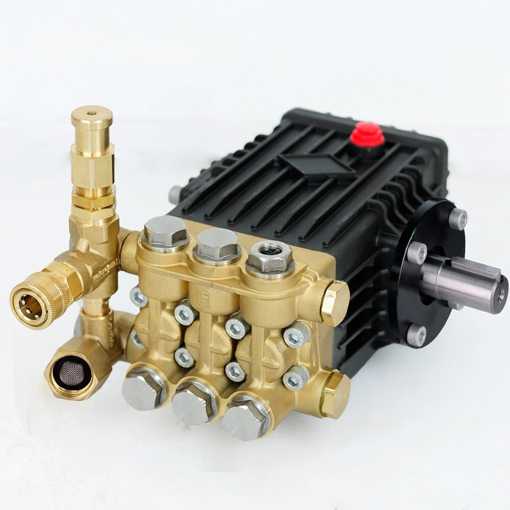 24mm Solid Shaft Pressure Power Washer Pump 3600 PSI 4.0 GPM Belt Drive w/ Gauge