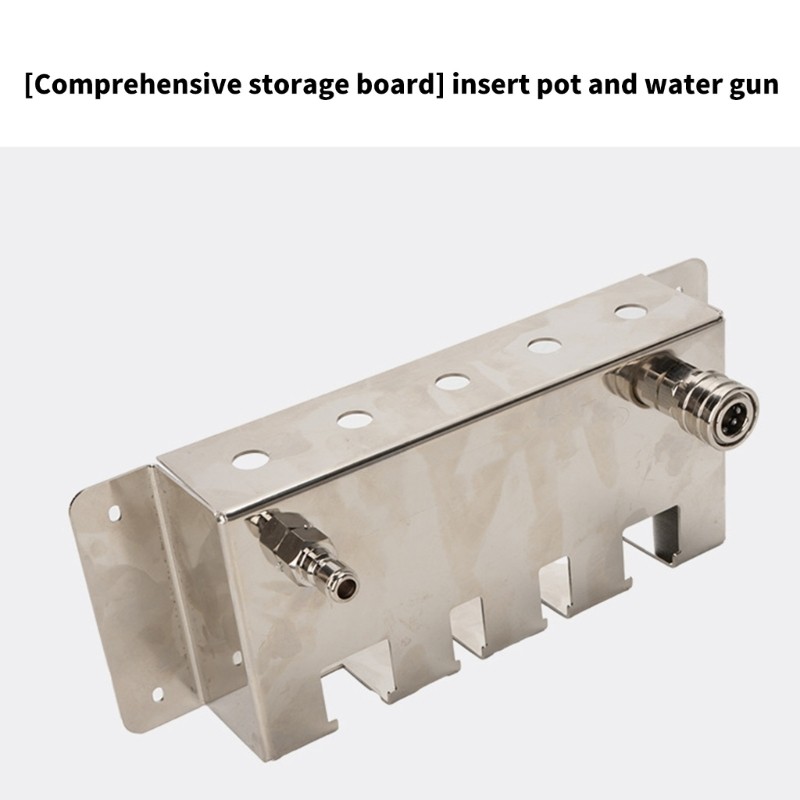 Wall Mount Pressure Washer Wand Rack for Garage Wash Zone Walls