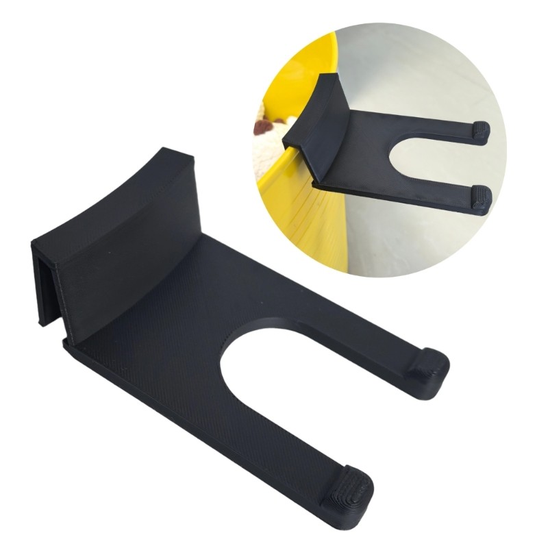 Black Plastic Foam Lances Container Stand Support Bracket For Most Sprayed Guns