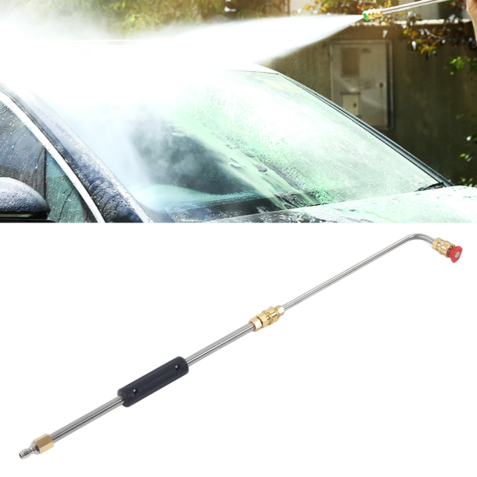Pressure Washer Extension Wand Lance Accessory Tool Set Kit For Washing
