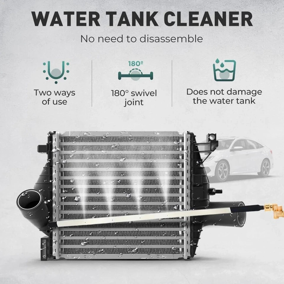 39”Portable Radiator Cleaning Wand,4500 PSI Radiator Flush and Cleaner Tool,Qui