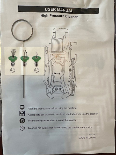 NEW 3800 PSI Electric Pressure Washer 1800W 2.8 GPM Touch Screen NIB