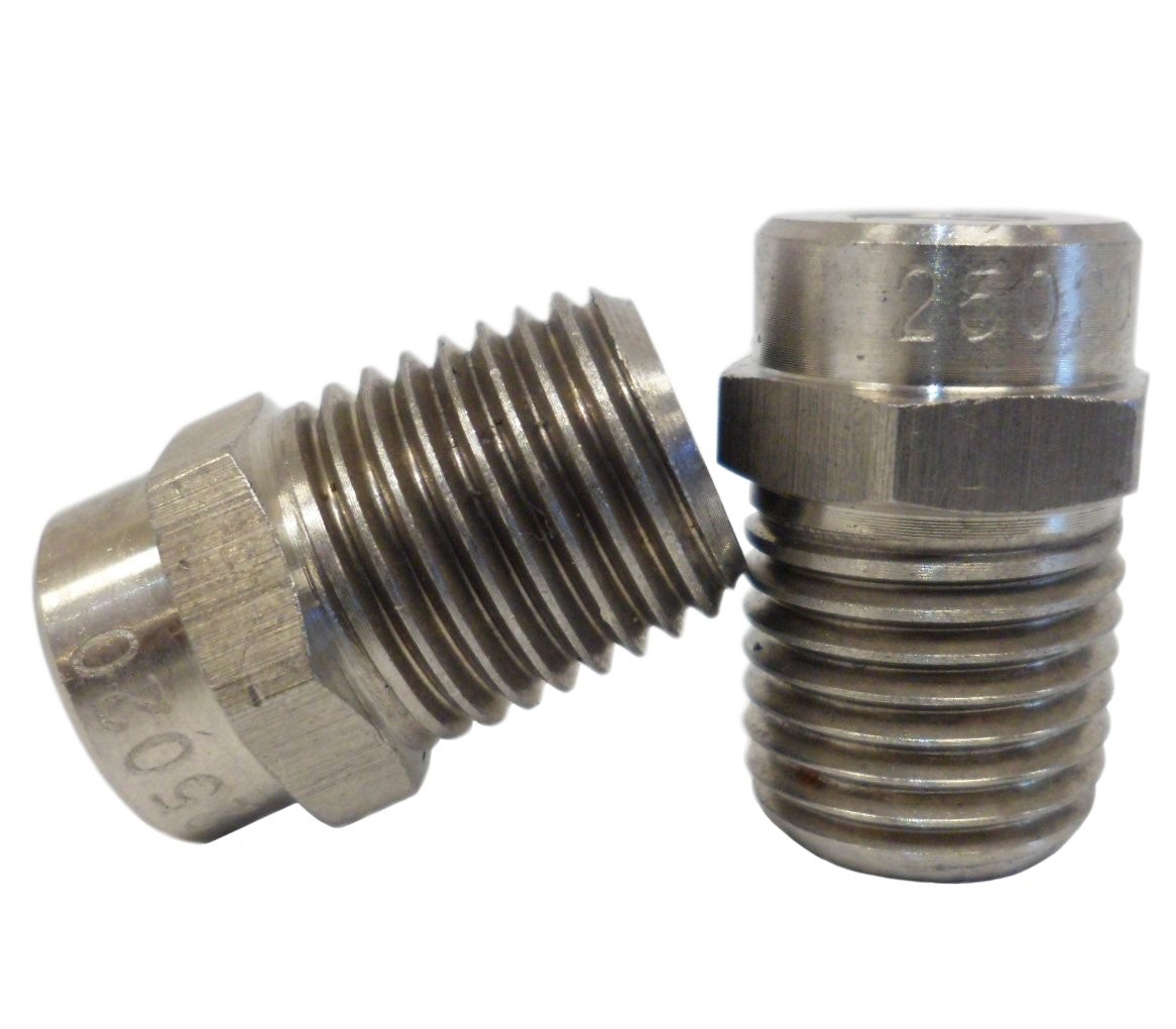 1/4 Inch Male NPT Screw Type Surface Cleaner Nozzle 25 Degree Spray Tip