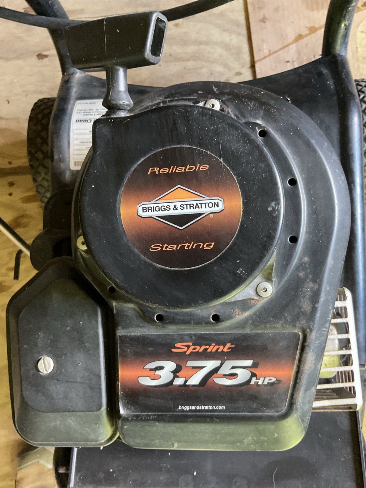 Briggs & Stratton Sprint Engine 3.75 HP From Pressure Washer