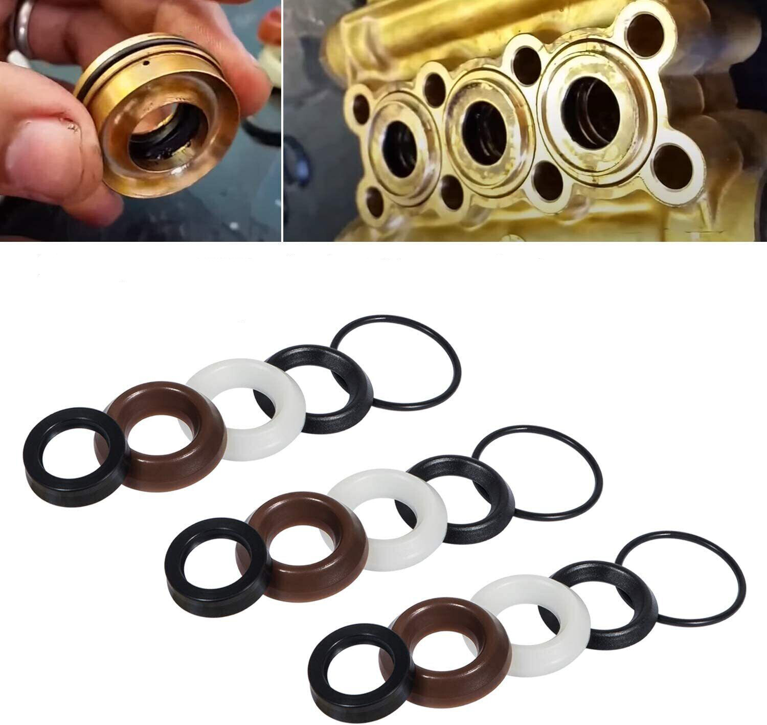 Pressure Washer Seal Kit 5019006400 for Comet Pump ZWD2530G , ZWD4030G, ZWD4040G