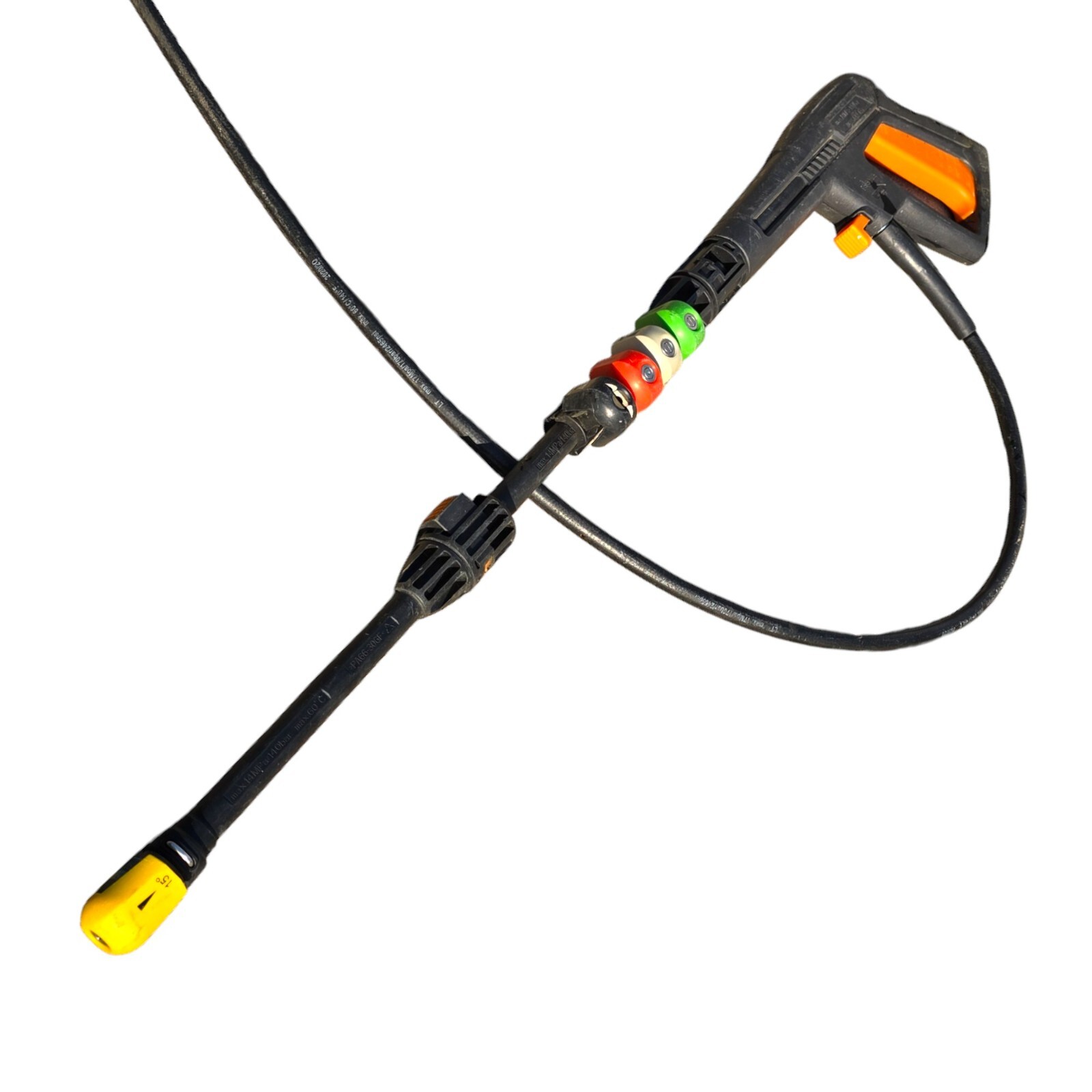 WORX WG601 1500 PSI 1.2 GPM Electric Pressure Washer 13A, with Multiple Nozzles