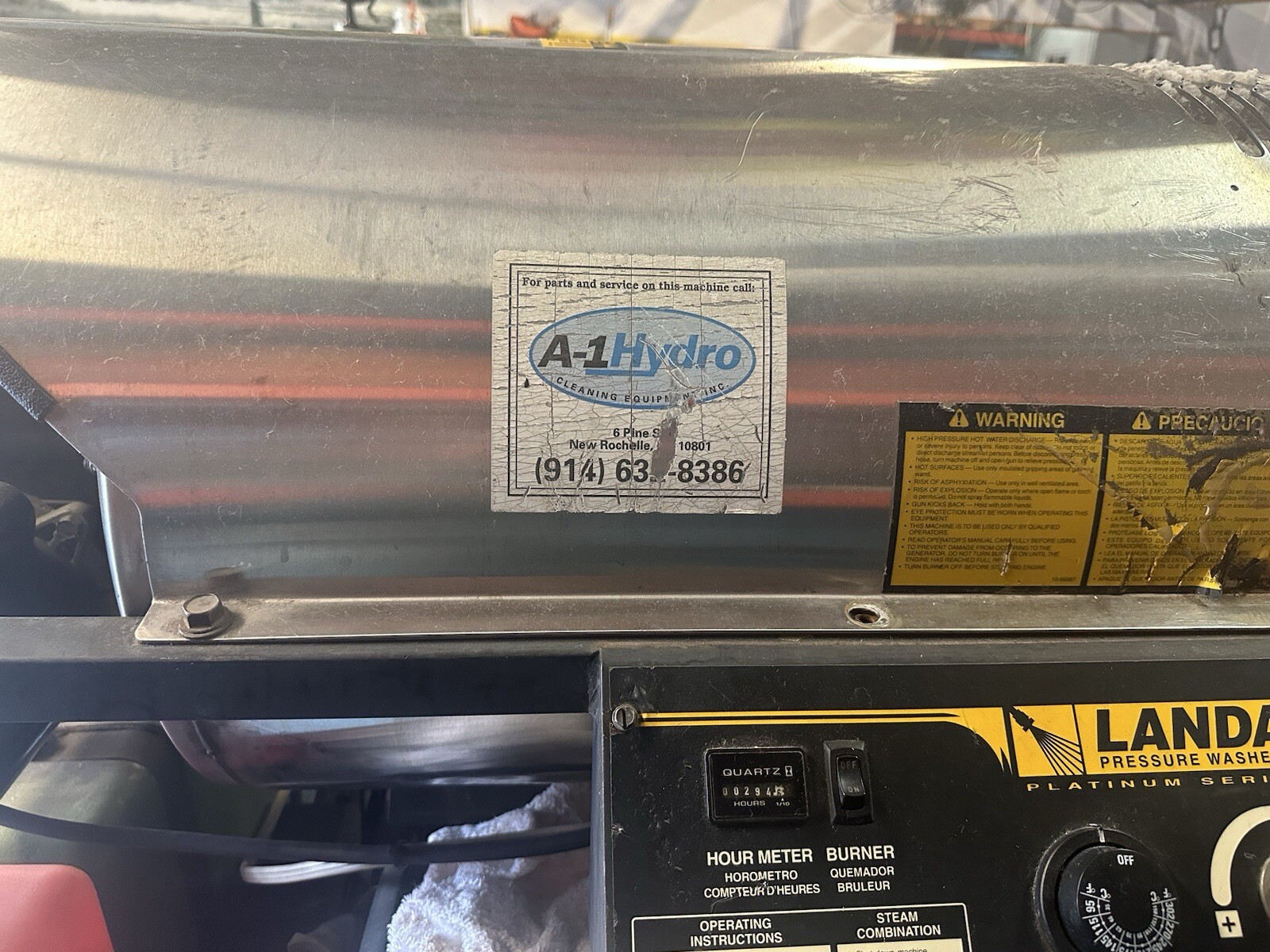 Landa PGHW5-30221E Hot Water Natural Gas Pressure Washer w/ Trailer & Much More
