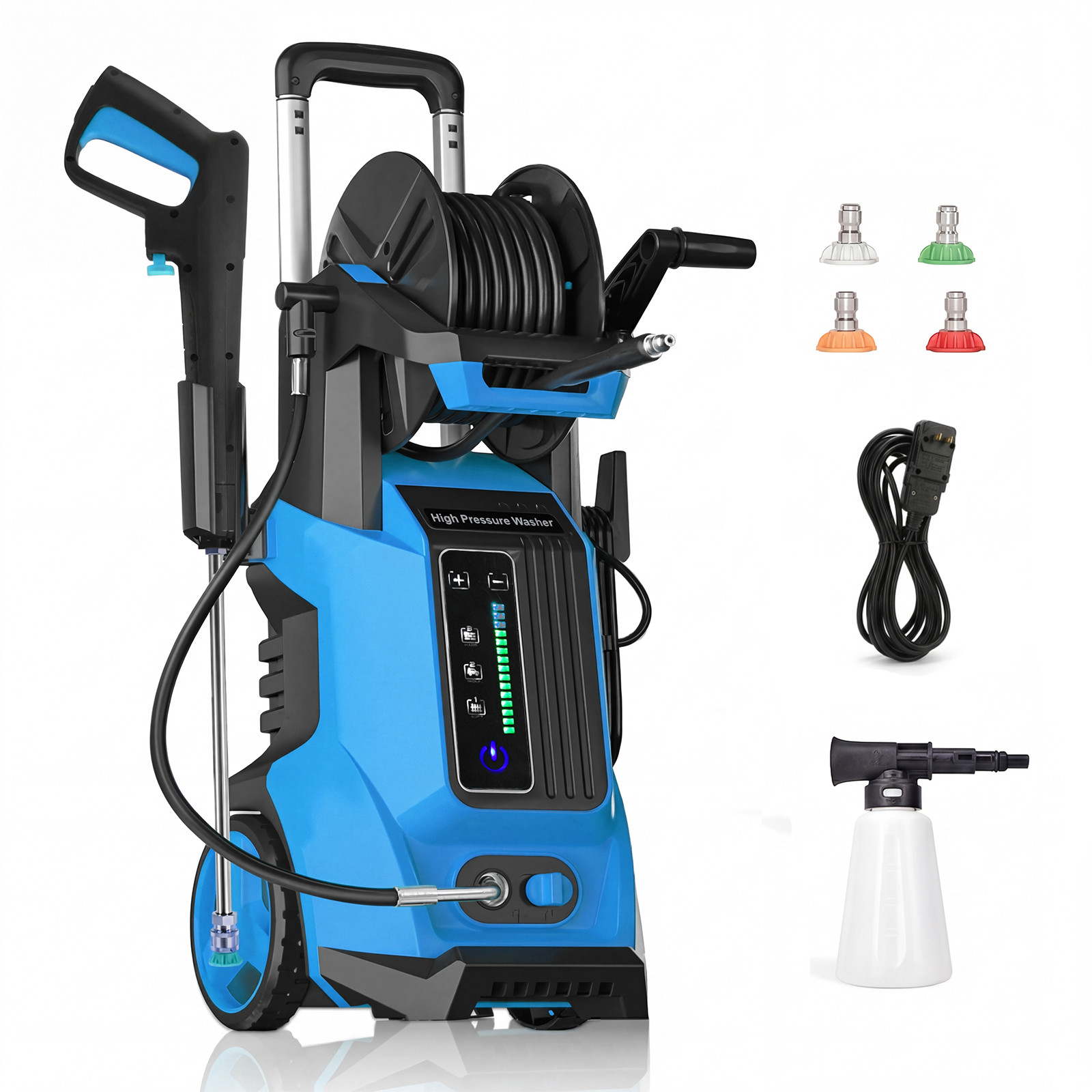2026 Upgraded Electric Pressure Washer, 5200 PSI MAX 2.9 GPM Power Washer Featur