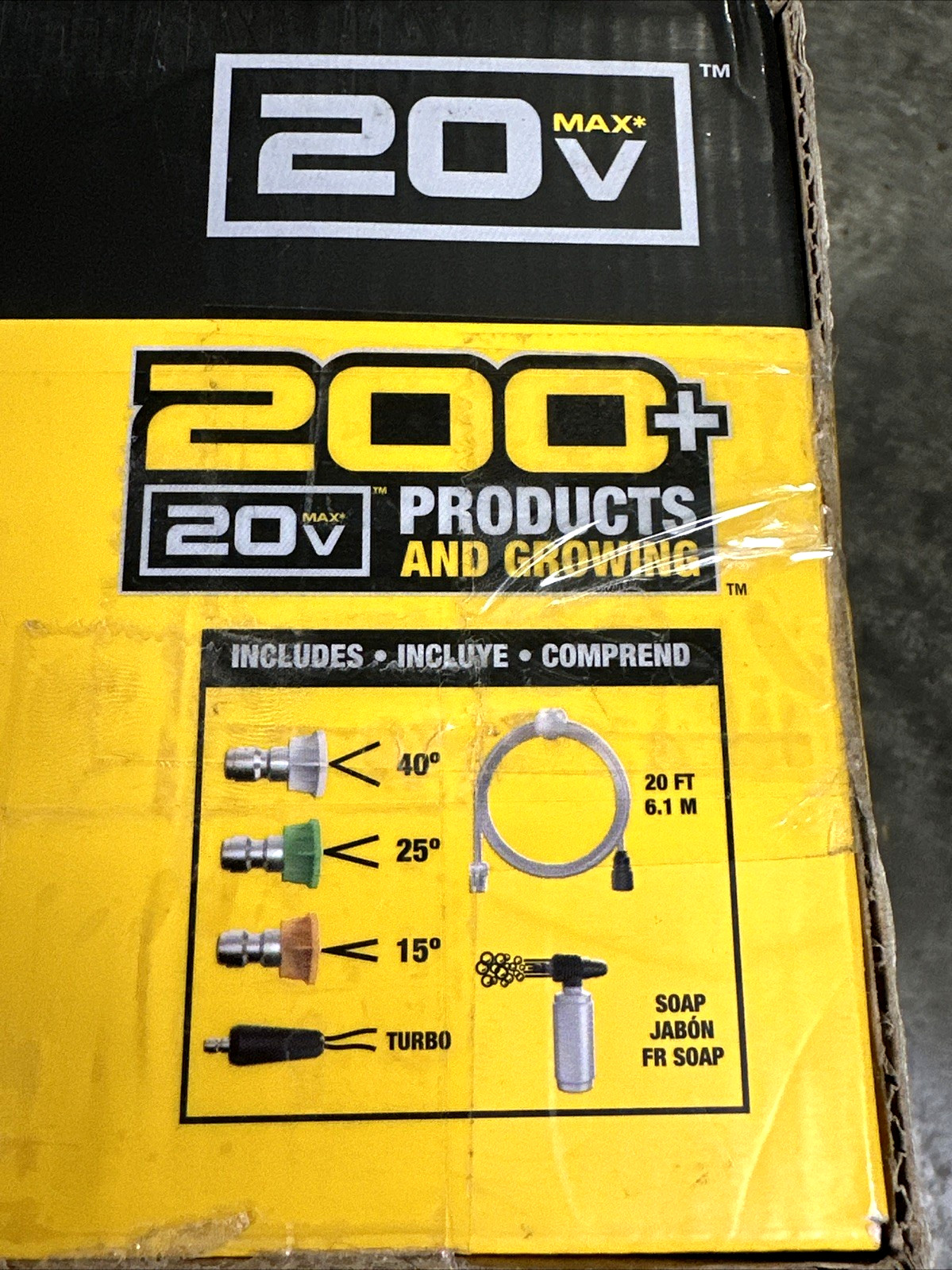 DEWALT DCPW550B 20V MAX Cordless 550-psi Pressure Washer Cleaner Kit Tool Only