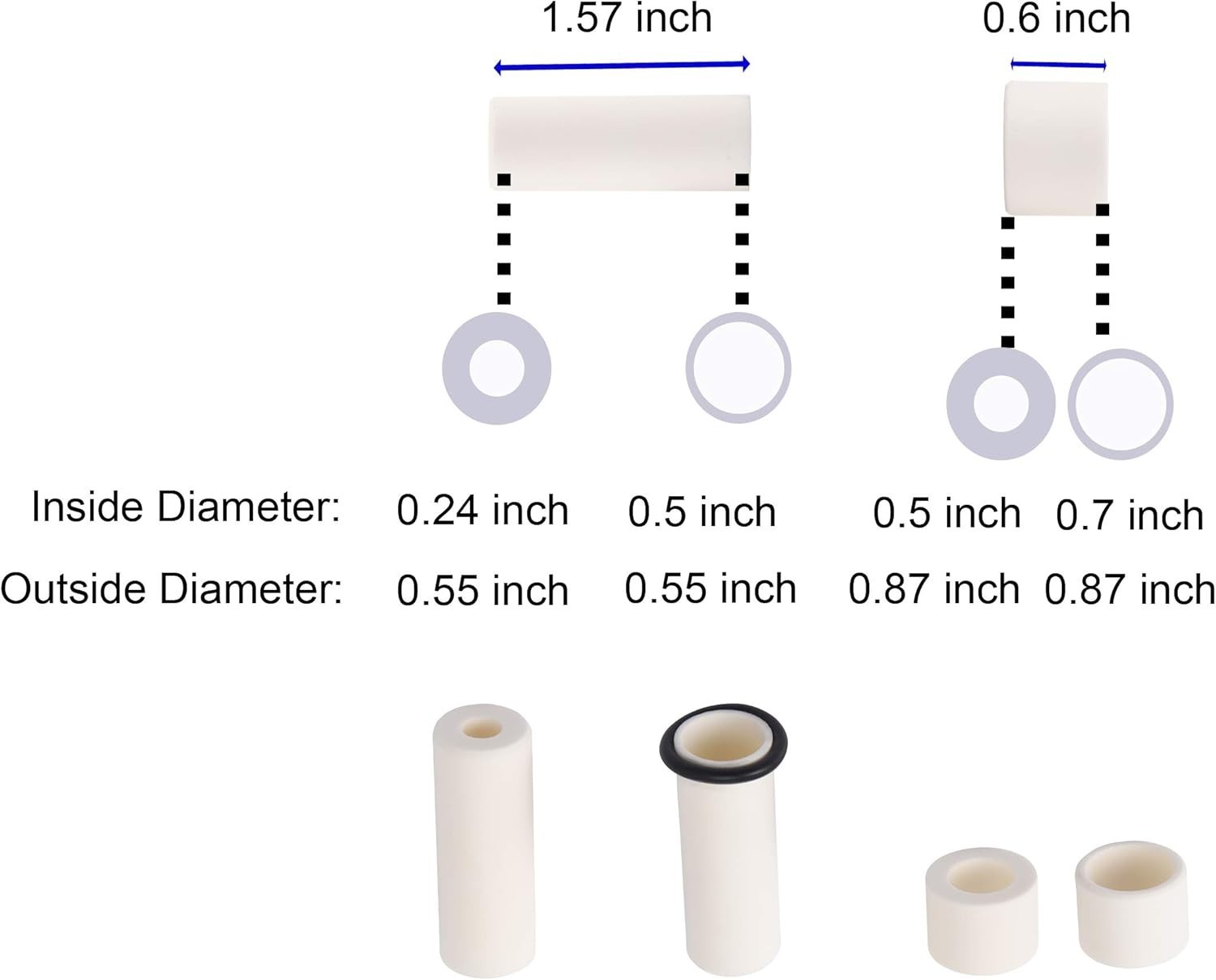 Pressure Washer Sandblasting Tips 5000 PSI – Ceramic Nozzle Set