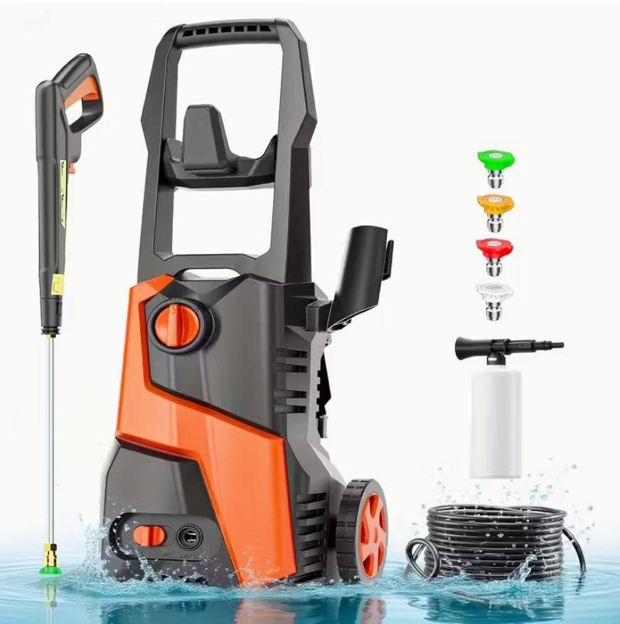 Electric Pressure Washer 5000PSI 3.2GPM Power Washer 4 Quick Connect Nozzles