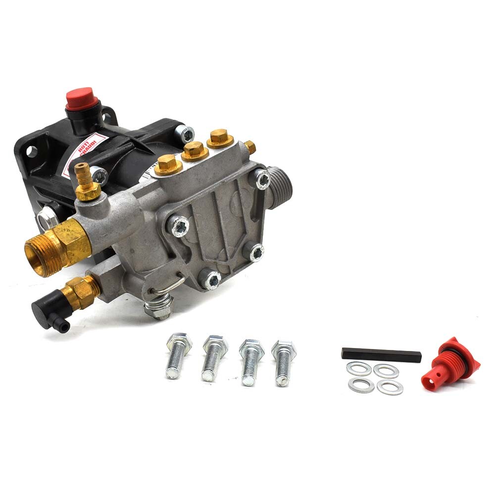 5.5HP Pressure Washer Axial Piston Pump Horizontal For 3/4″ Key Shaft Gas Engine
