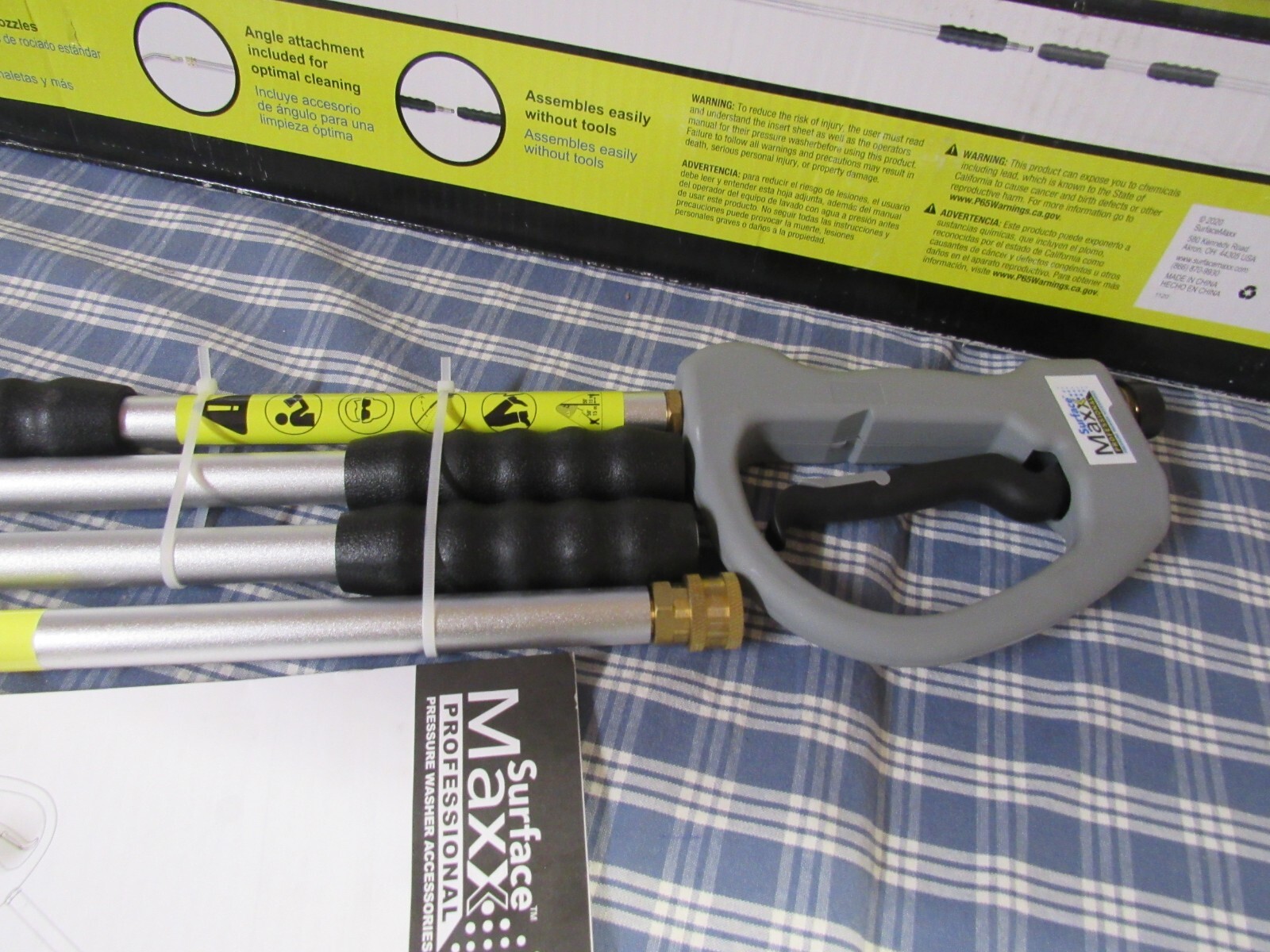 SurfaceMaxx 9 ft. Extended Reach Wand 4000 psi (New Distress Box) FREE SHIPPING.