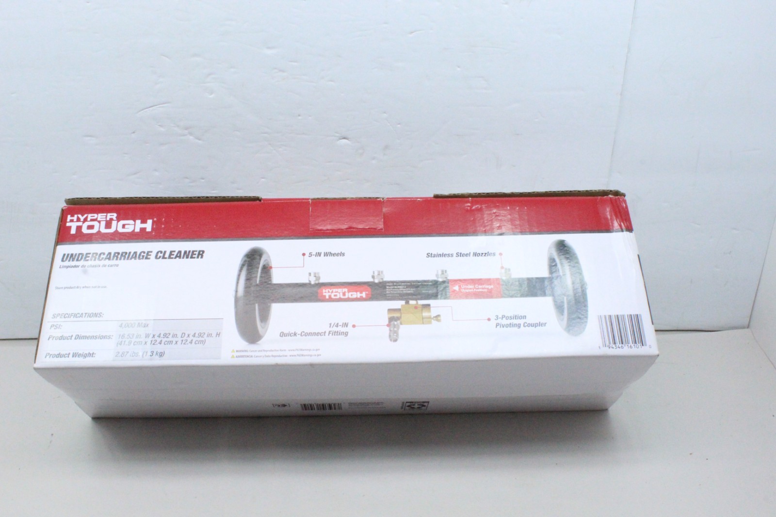 Hyper Tough Undercarriage Cleaner Pressure Washer Attachment, With Wand