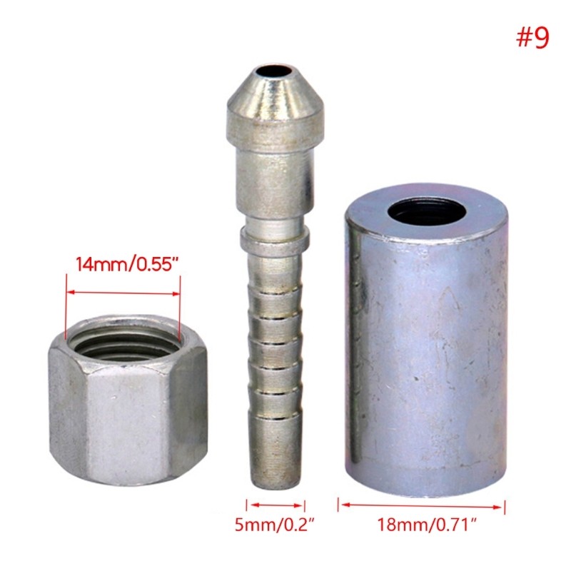 High Pressure Hose Mount Connector Water Hose Pipe Fitting TwistConnector set