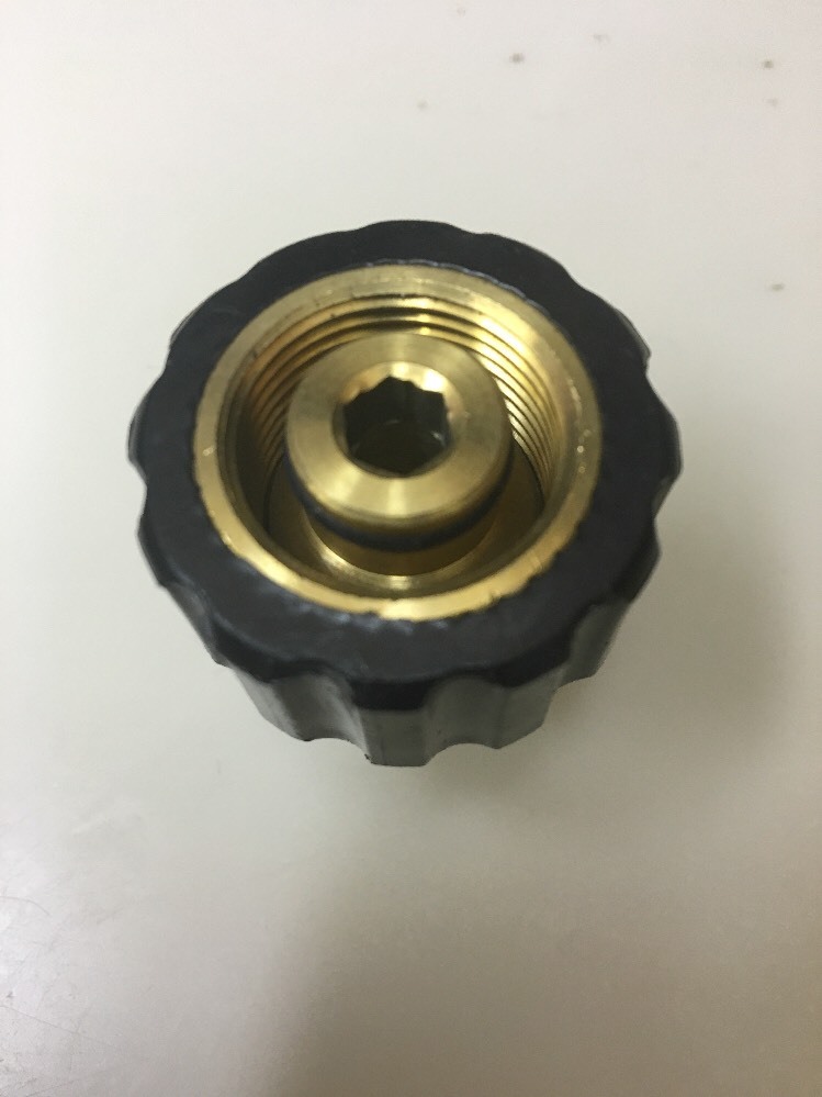 MTM Hydro M22 /14mm Twist Connect X 1/4 NPT Male * Karcher Style 4000 PSI
