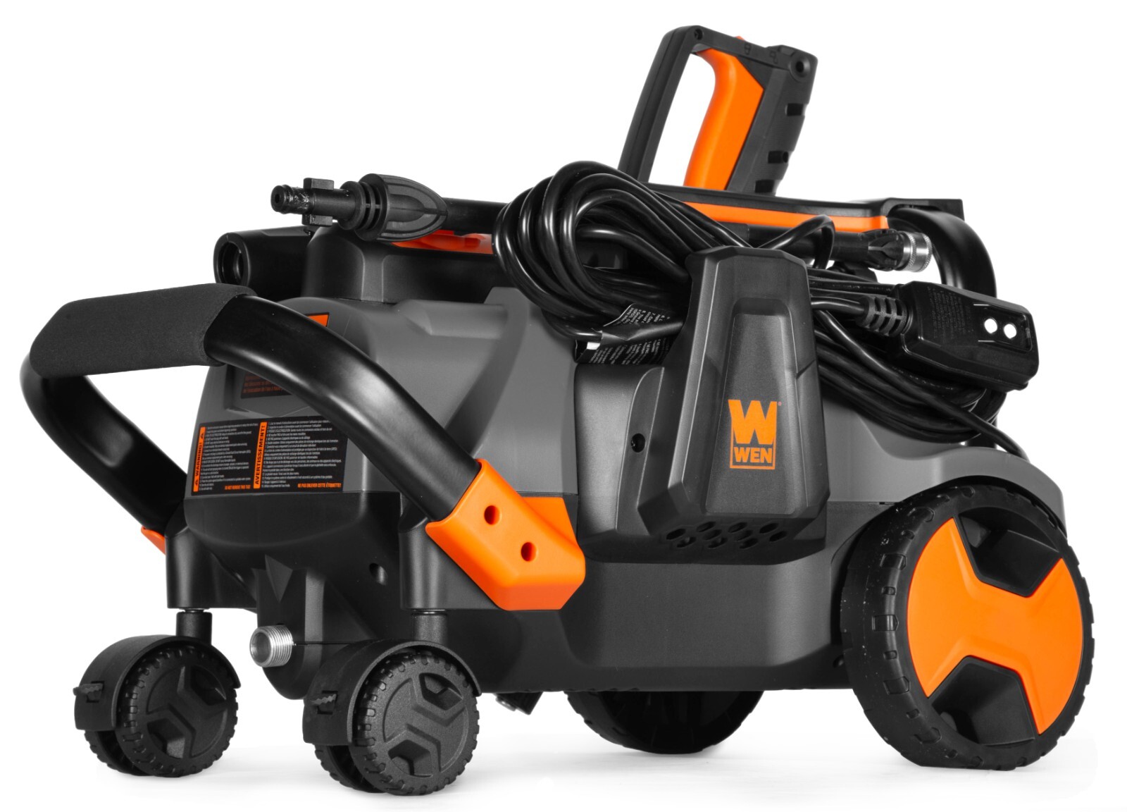 WEN PW2200 2200 PSI Electric Pressure Washer, 1.65 GPM w/Onboard Detergent Tank