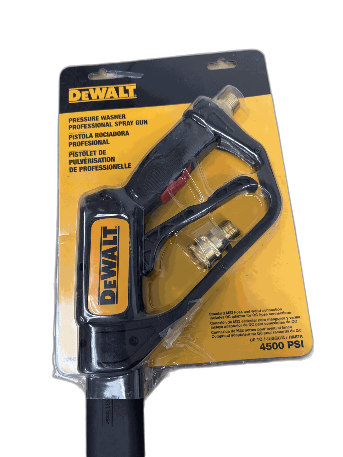DEWALT Spray Gun with Side Assist Handle, M22 Connections