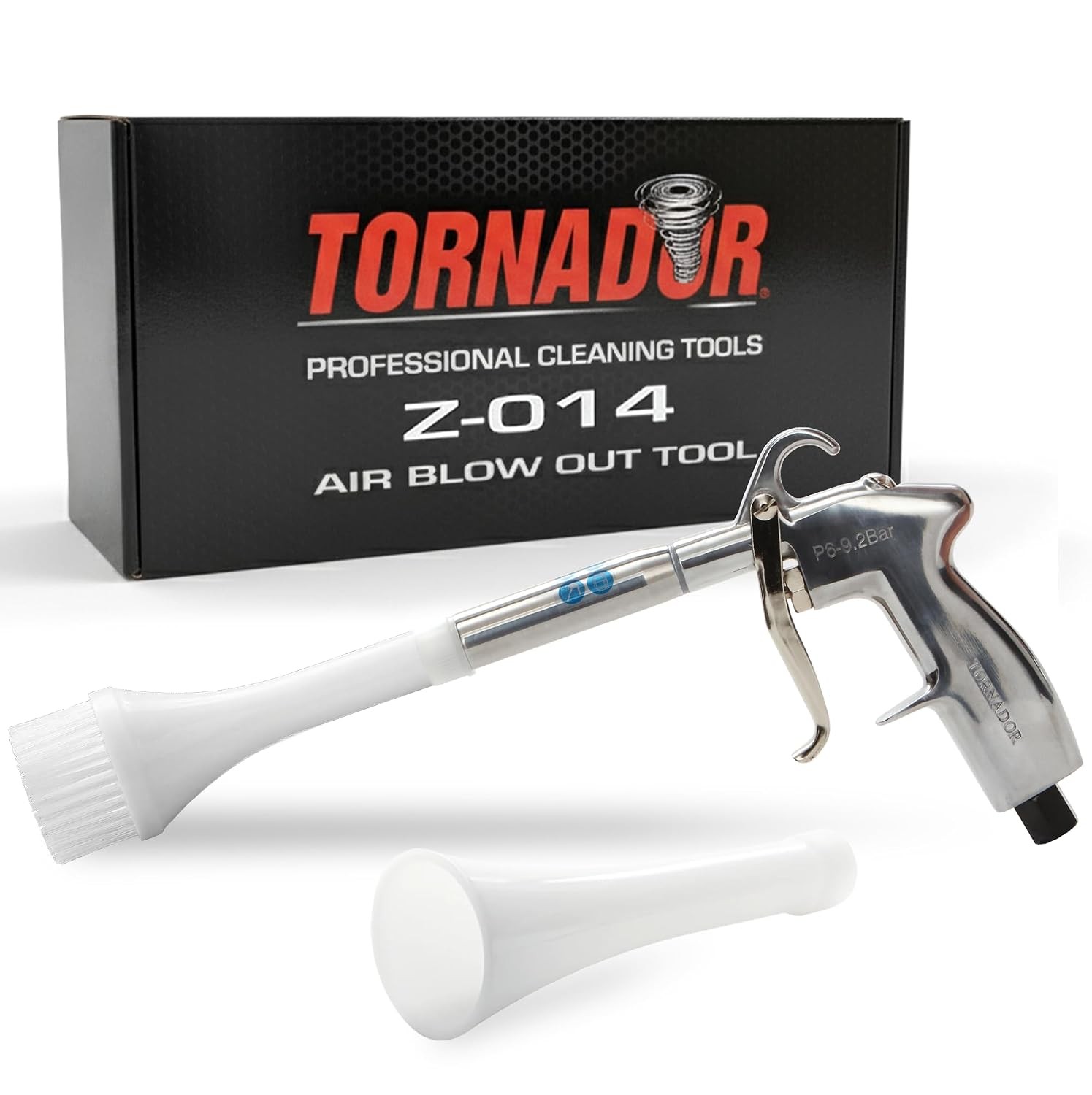 Tornador Z-014 Air Blow Out Tool Kit Bundle CT-900 Brush Cone High Velocity