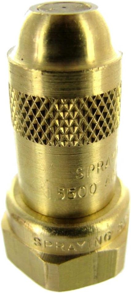 5500 PSI Adjustable ConeJet Nozzle #18, 77° Spray Angle, Brass