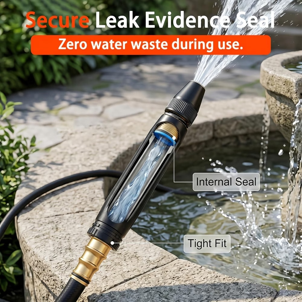 Larnto High Pressure Hose Nozzle Water Gun for Car Wash Garden Pressure Booster