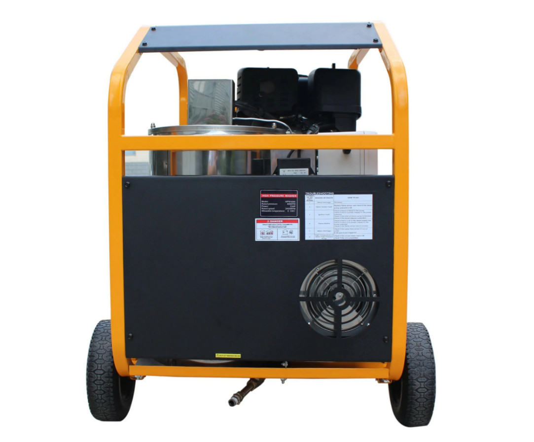 AGT 4000PSI 13HP Hot Pressure Washer Machine Gasoline Engine Adjustable Pressure