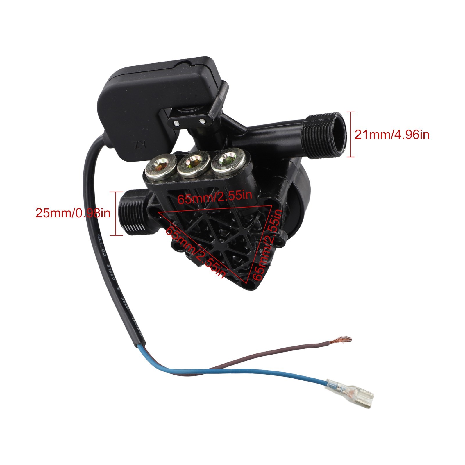220V high pressure car washer pump head accessories triangular pump head/square