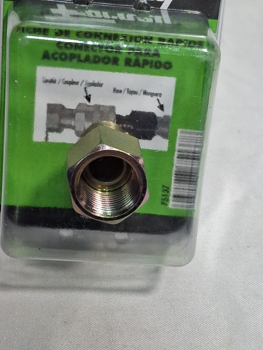 Forney 3/8 In. Female Quick Connect Pressure Washer Plug 75137 Forney 75137 3/8