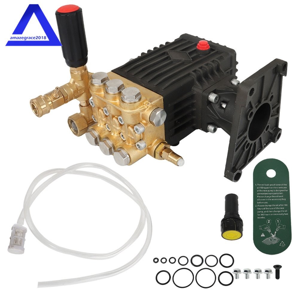 1″ Shaft Pressure Washer Pump Horizontal 4GPM 3000PSI /4000PSI /4400PSI