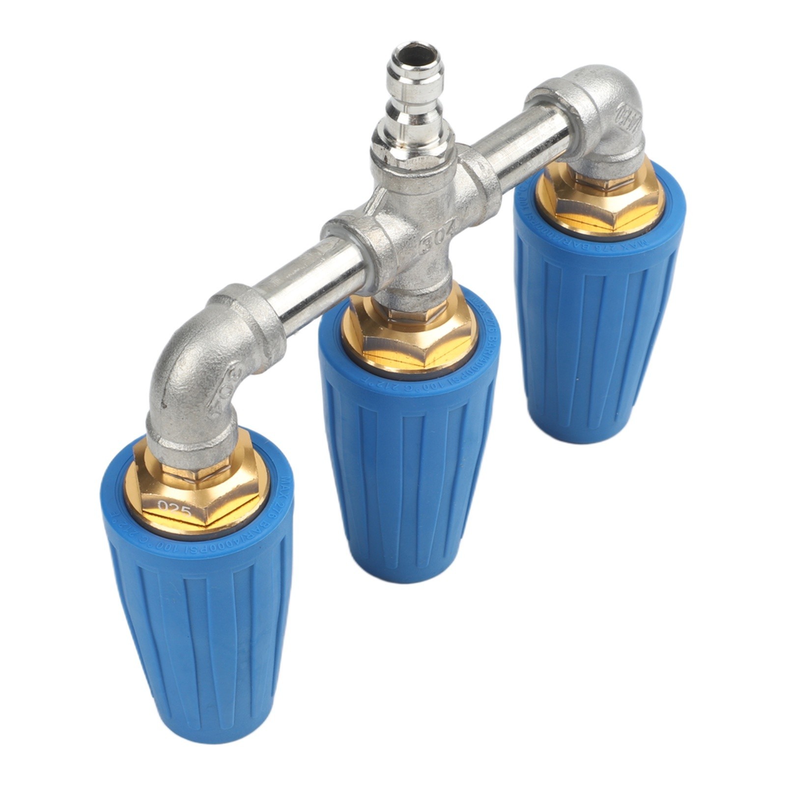 Blue Triple Turbo Nozzle Compatible with Most Pressure Washers – 1 Piece