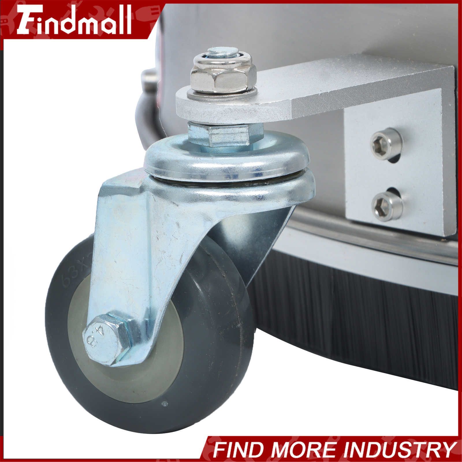 Findmall 24″ Pressure Washer Surface Cleaner w/ Handles & Wheels Quick Connect