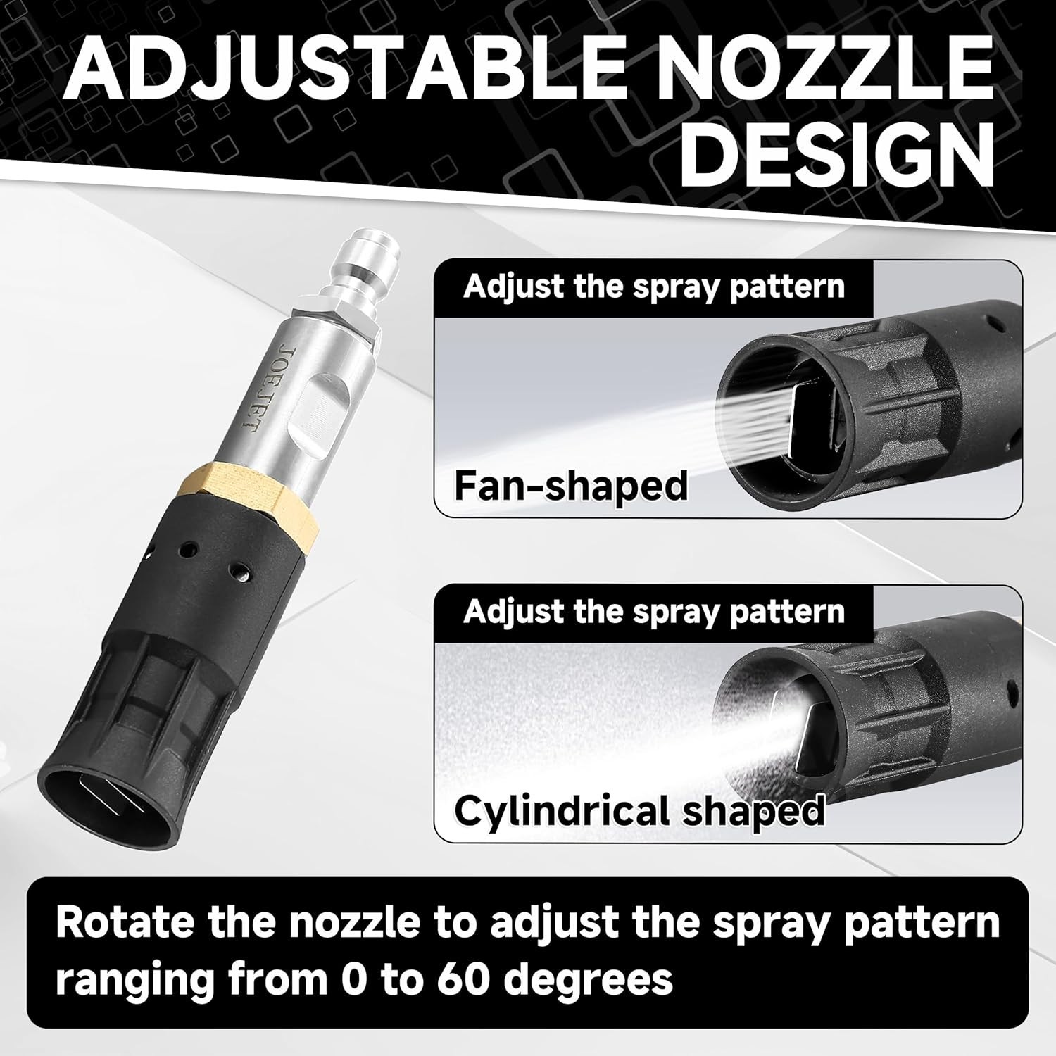 Efficient 1/4″ Quick Connect Power Nozzle