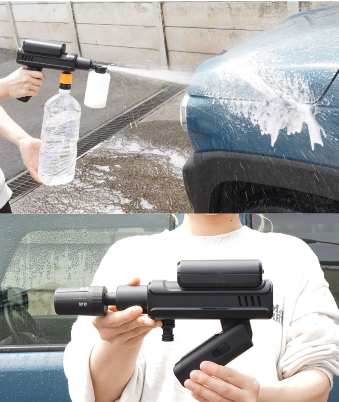 3200PSI Pressure Electric High Pressure Washer 3000W Motor Jet Sprayer 2.7GPM